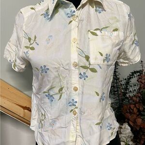 Liz Claiborne Crazy Horse Floral Blouse
